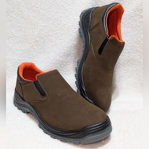 NWOB HYTEST Men's 13W Steel Toe Leather Knox Safety Slip On Shoe ASTM